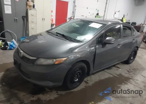 2012 Honda Civic Lx from USA, damaged, VIN 19XFB2E58CE015541